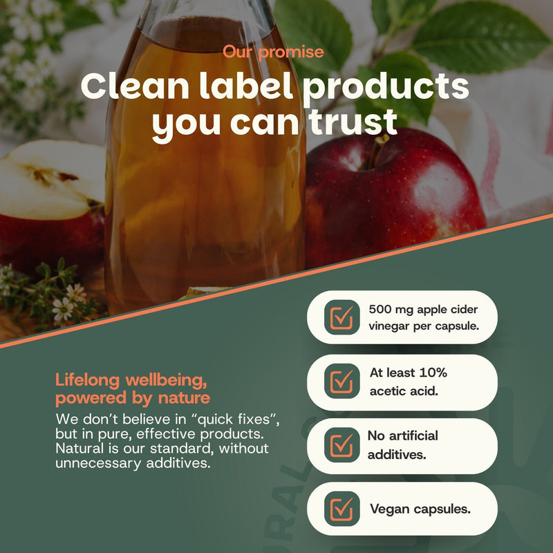 Apple cider vinegar extract capsules goyu superfood supplement