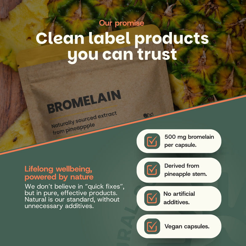 Bromelain Capsules Goyu Supplement Superfood