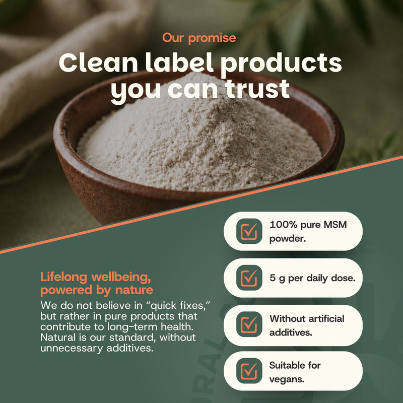 MSM powder goyu superfood supplement