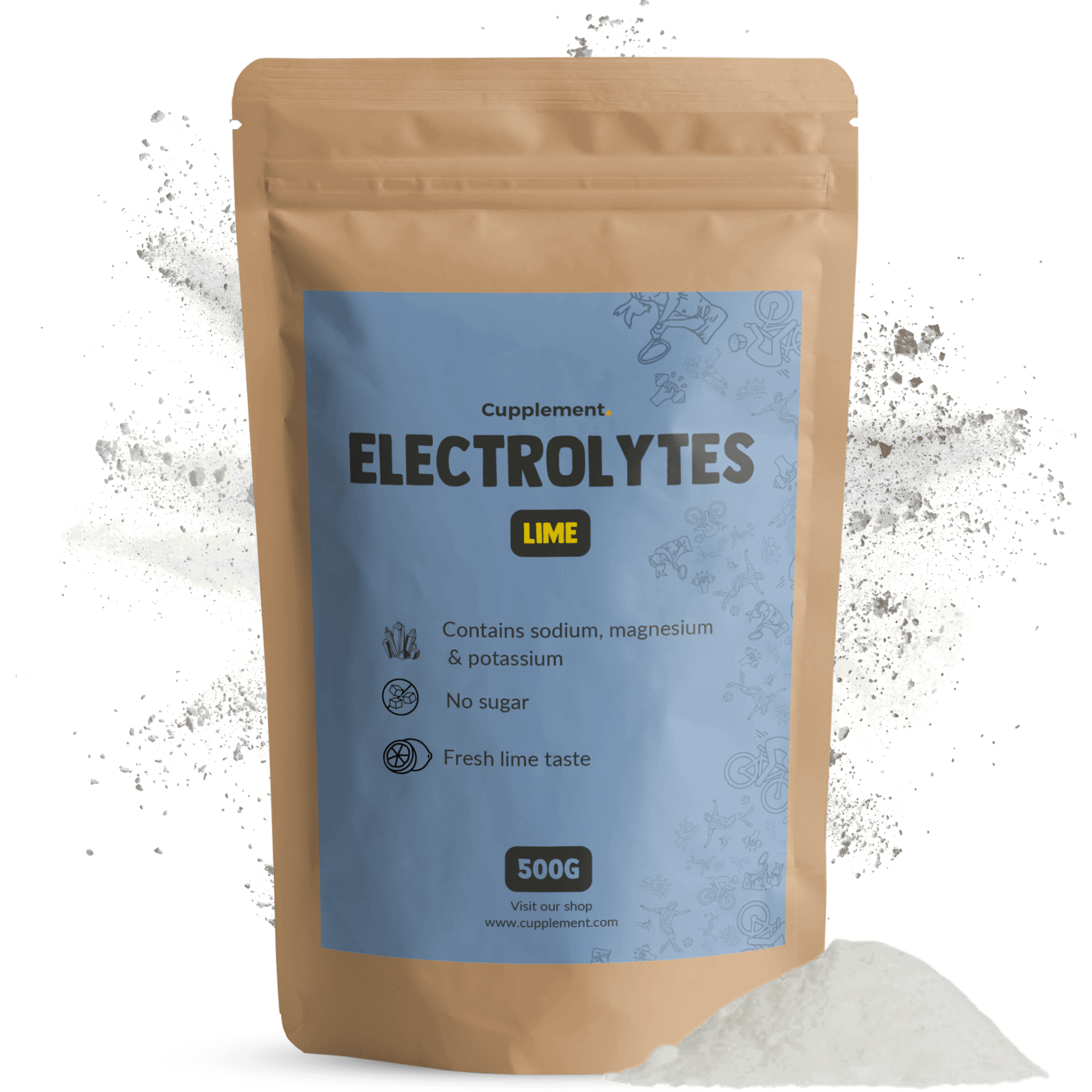 Electrolyte Powder Lemon Sugar Free
