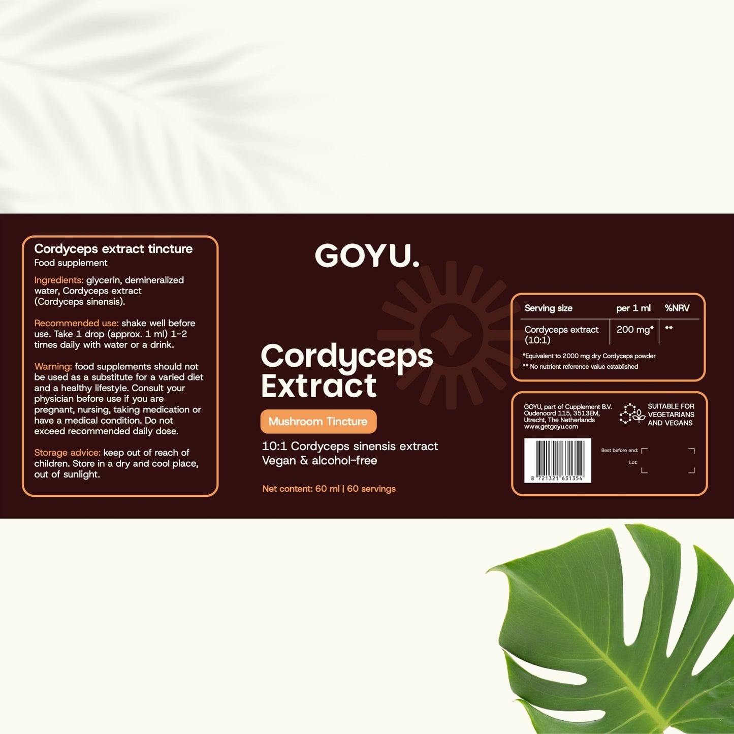 Teinture de Cordyceps