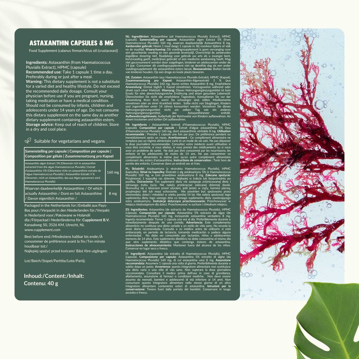 Astaxanthin Kapseln 8 mg