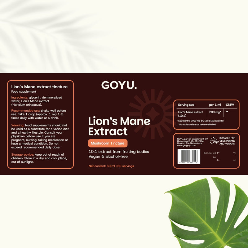 Lion's Mane Tinctuur