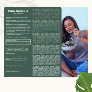 Spirulina Tabletten 500 mg Biologisch