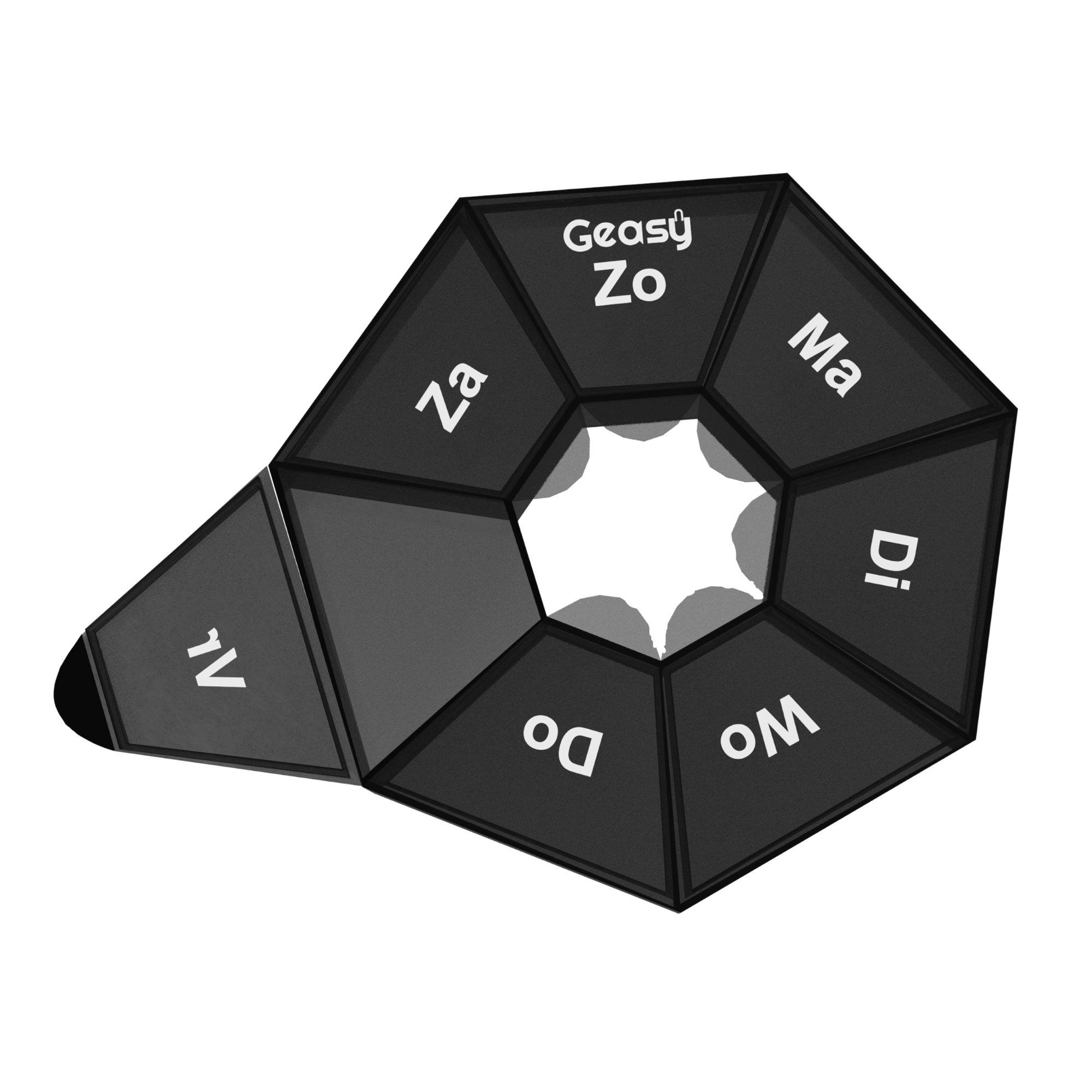 Pillendoos Zwart