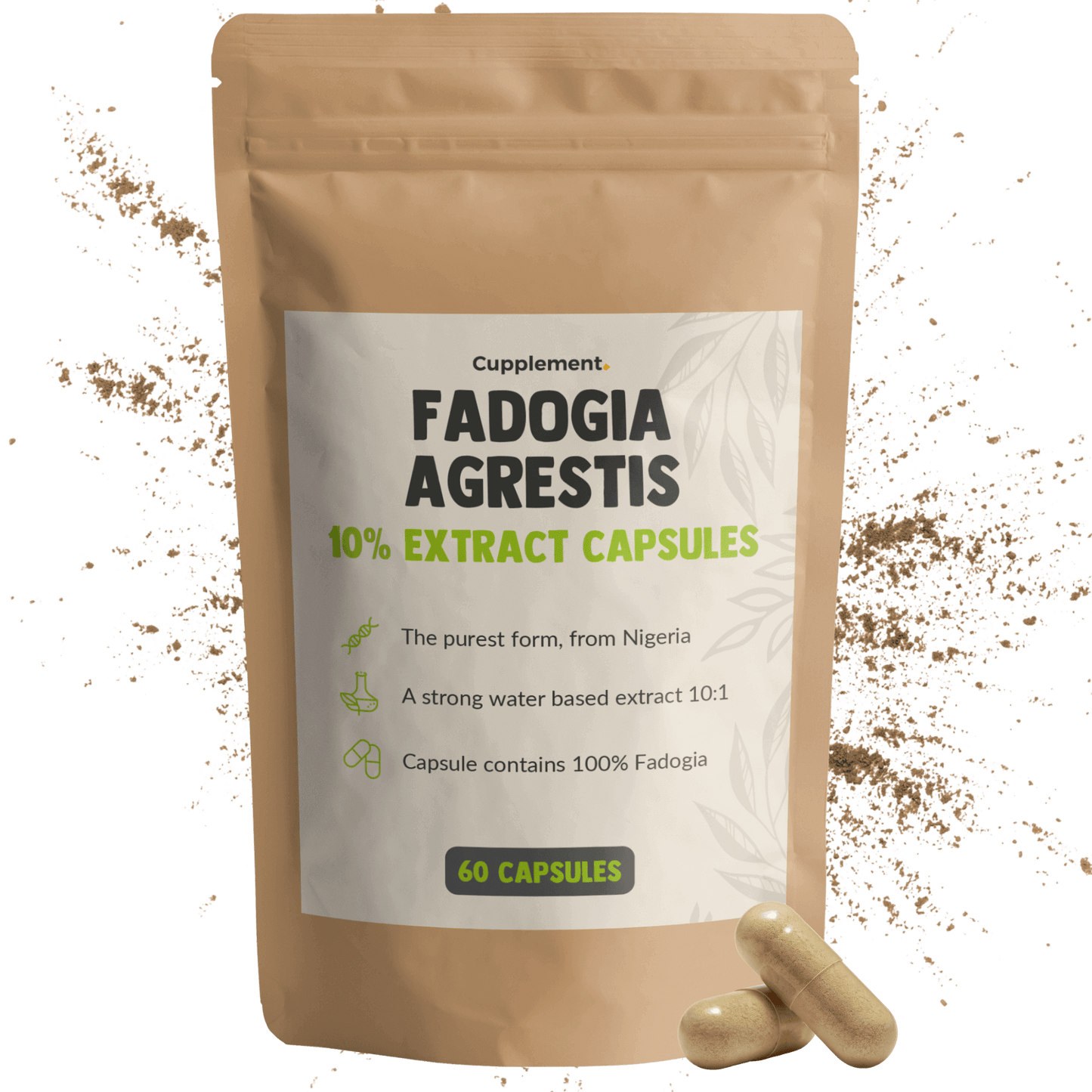 Fadogia Agrestis capsules goyu superfood supplement
