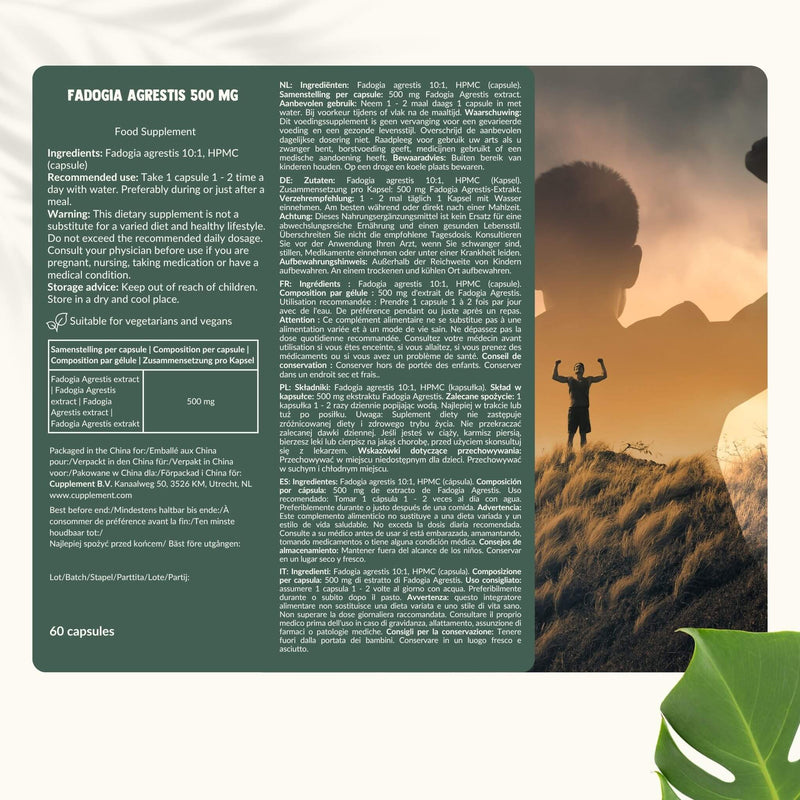 Fadogia Agrestis capsules goyu superfood supplement