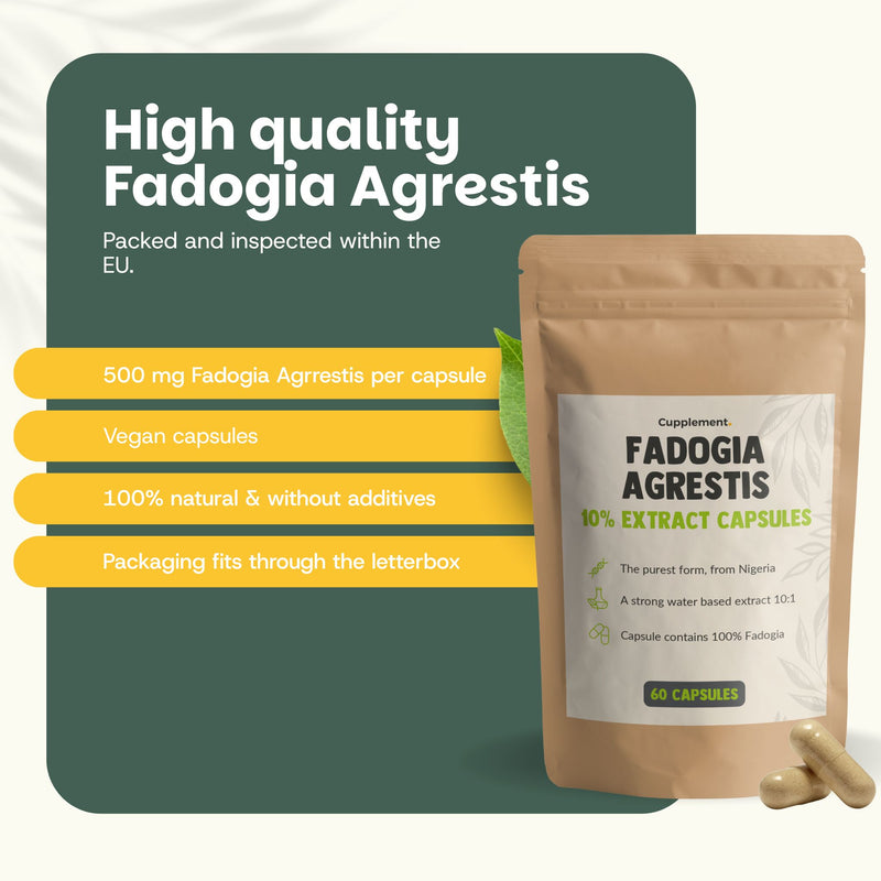 Fadogia Agrestis capsules goyu superfood supplement