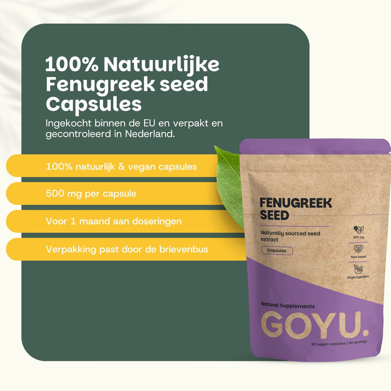 Fenegriek Capsules 500 mg