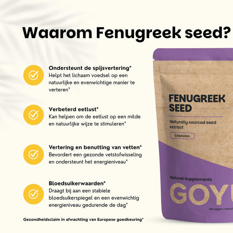 Fenegriek Capsules 500 mg