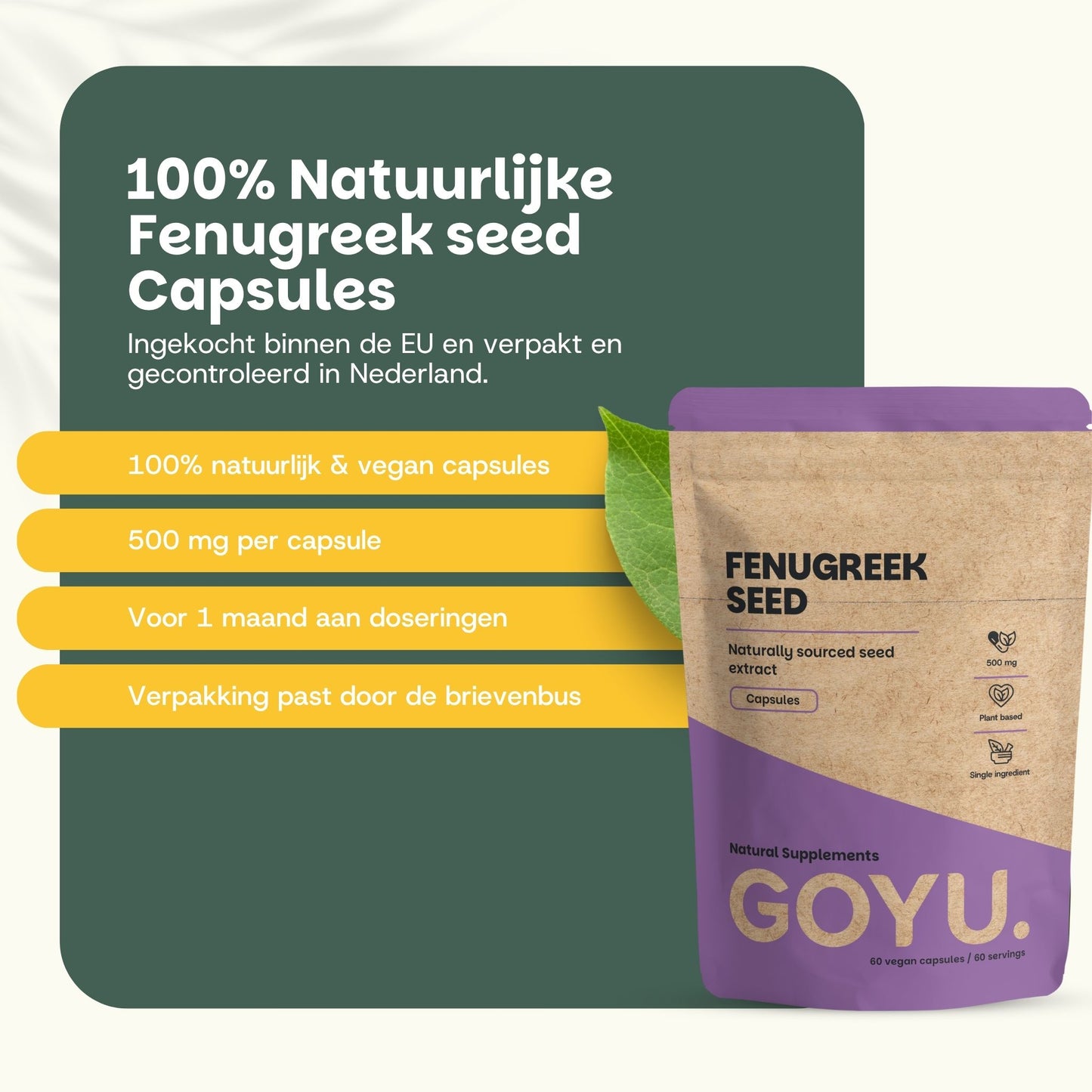 Bockshornklee (Fenugreek) Kapseln 500 mg