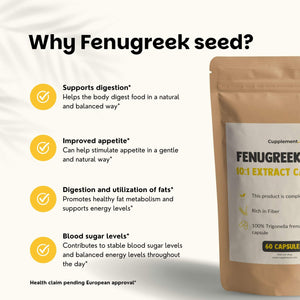 Fenugreek seed capsules goyu supplement superfood