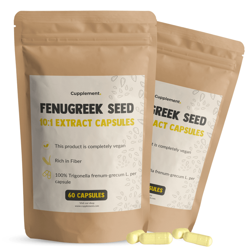 Fenugreek seed capsules goyu supplement superfood
