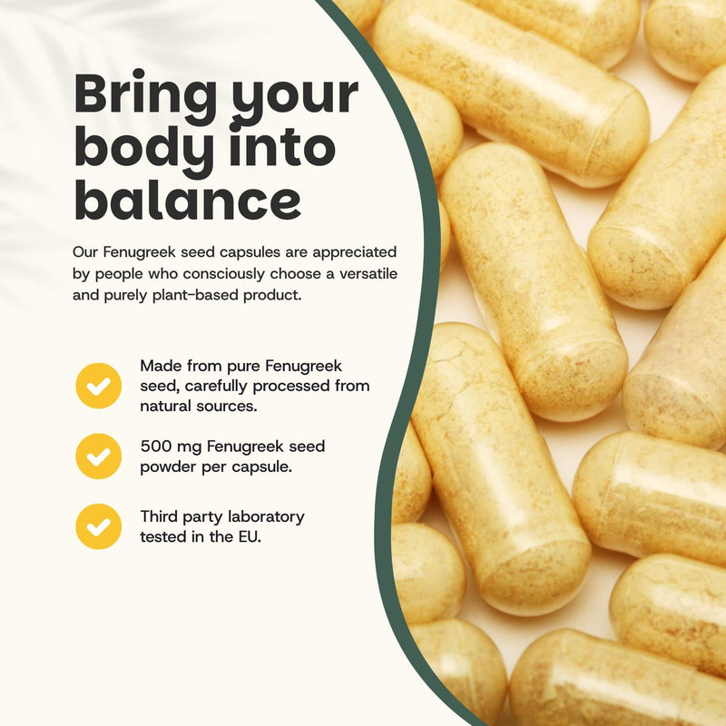 Fenugreek seed capsules goyu supplement superfood