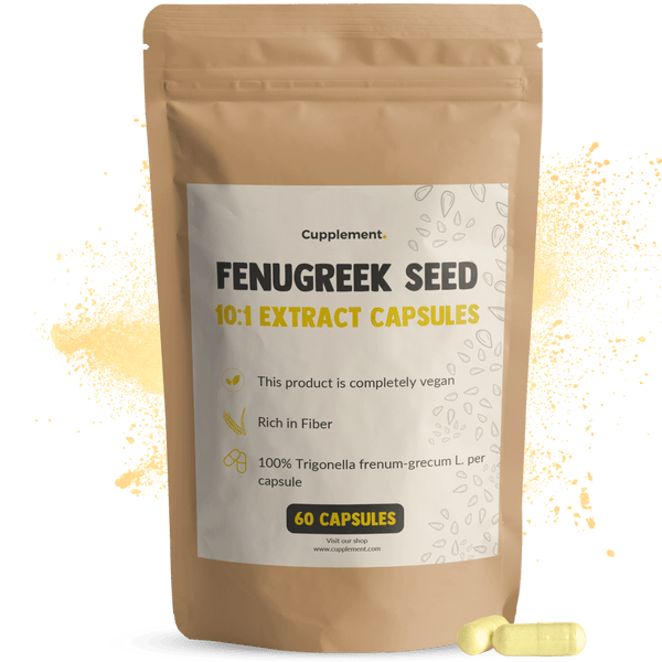 Fenugreek seed capsules goyu supplement superfood