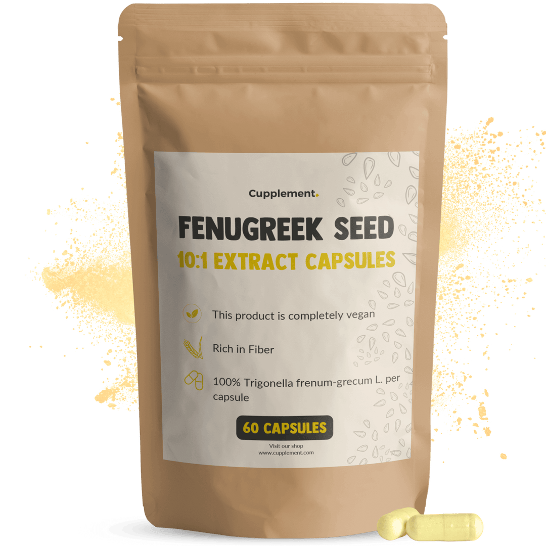 Fenugreek seed capsules goyu supplement superfood