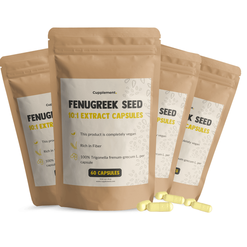 Fenugreek seed capsules goyu supplement superfood