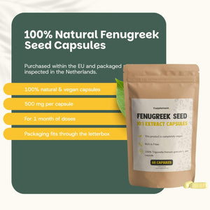 Fenugreek seed capsules goyu supplement superfood
