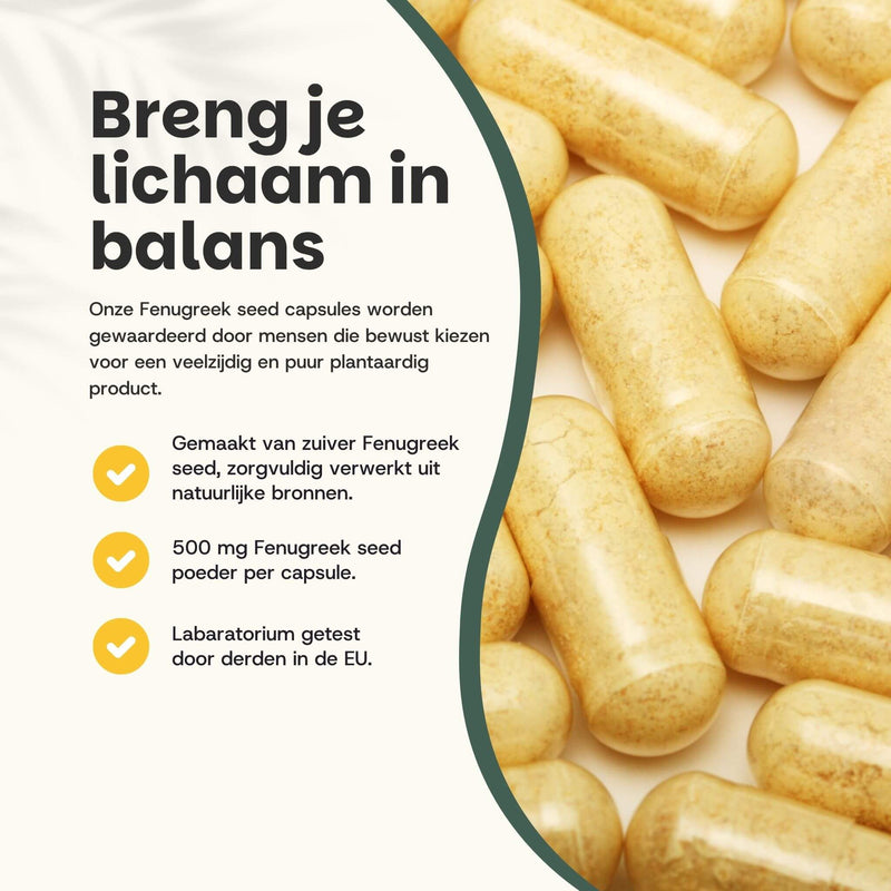 Fenugreek seed capsules goyu supplement superfood