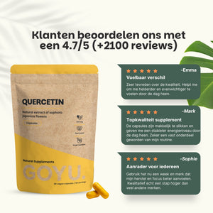 Quercetin Extract Capsules Goyu Supplement Superfood