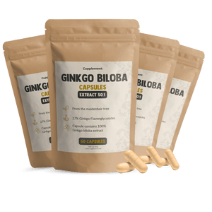 Ginkgo Biloba extract capsules goyu supplement superfood