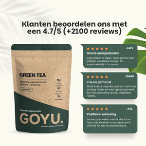 Groene thee Extract Capsules 500mg (L-Theanine)