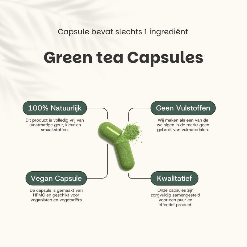 Green tea extract L-theanine capsules goyu supplement superfood