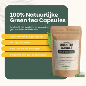 Green tea extract L-theanine capsules goyu supplement superfood