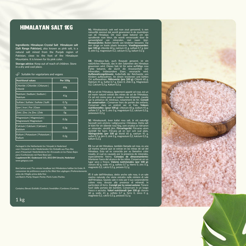 Himalaya zout goyu superfood supplement