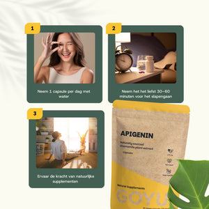 Apigenine extract capsules goyu superfood supplement