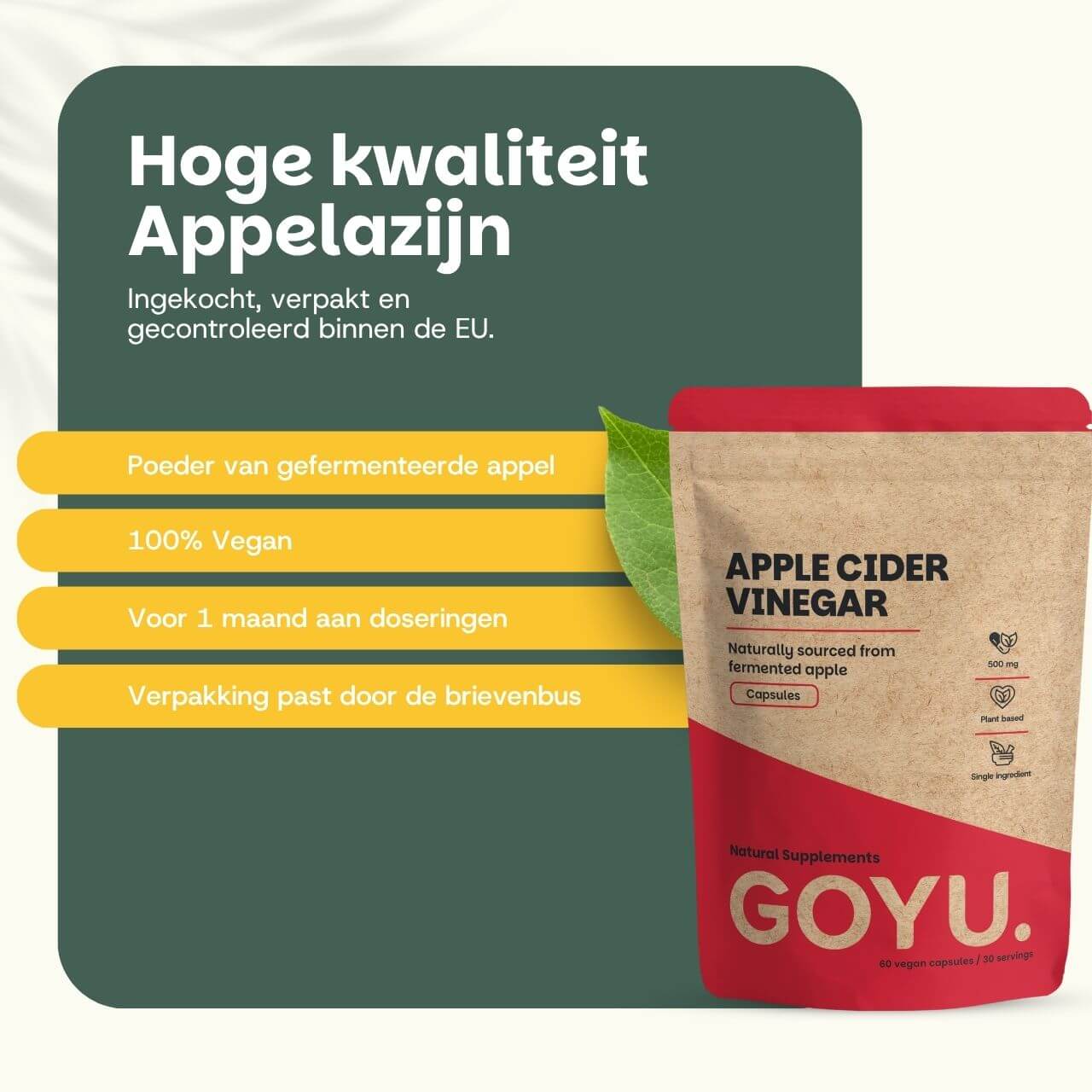 Apfelessig Kapseln 500 mg
