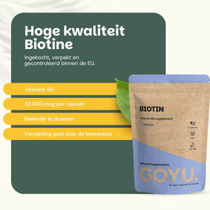 Biotine capsules goyu superfood supplement