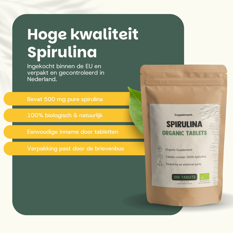 Spirulina Tabletten 500 mg Biologisch