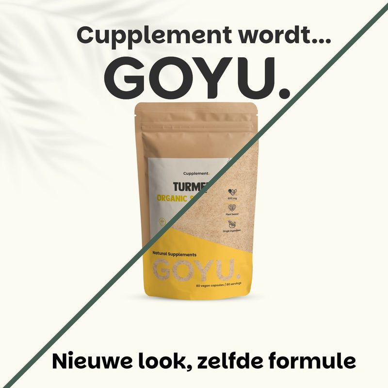 Kurkuma capsules goyu supplement superfood