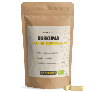 Kurkuma Capsules Organic Cupplement Superfood Supplement