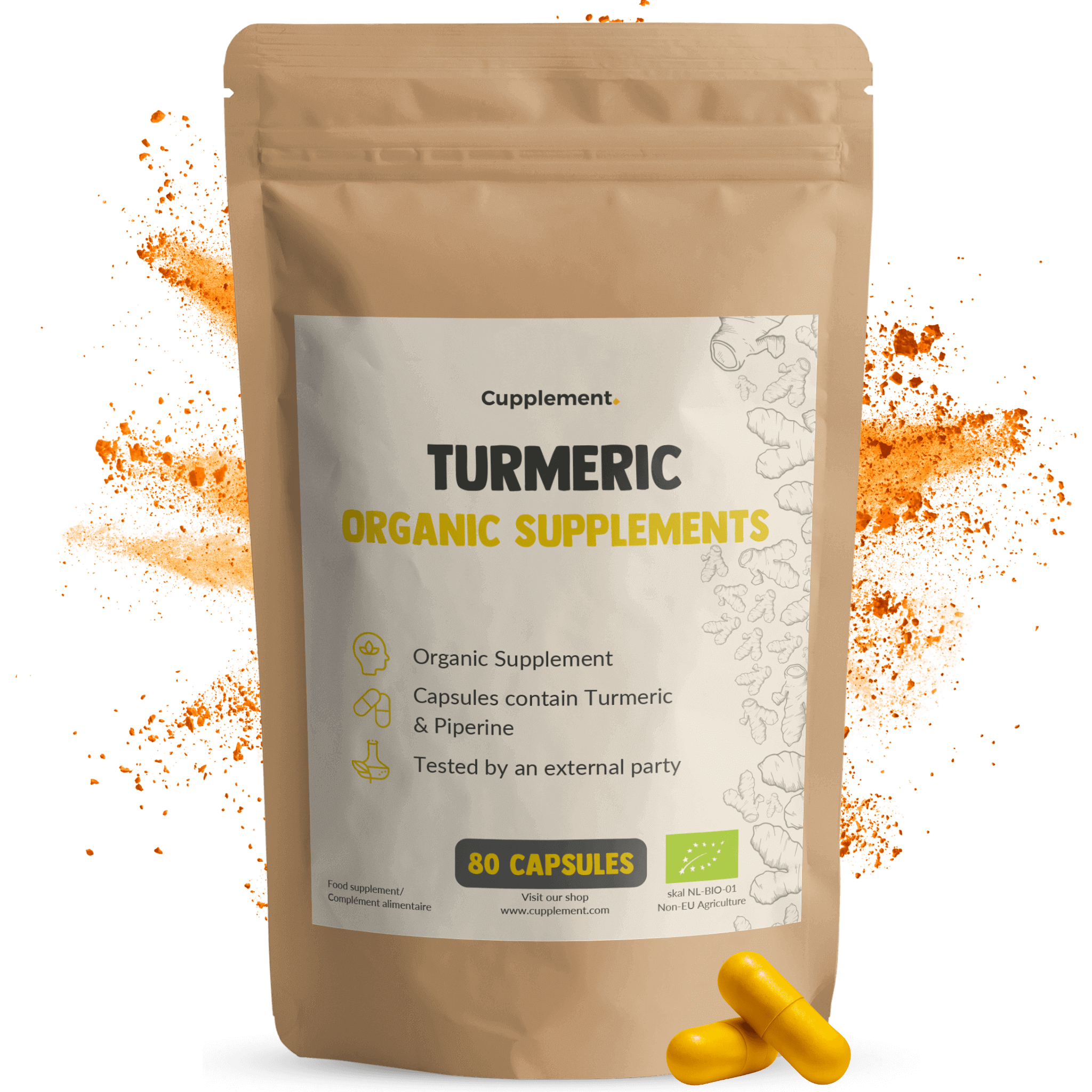 Kurkuma capsules goyu supplement superfood