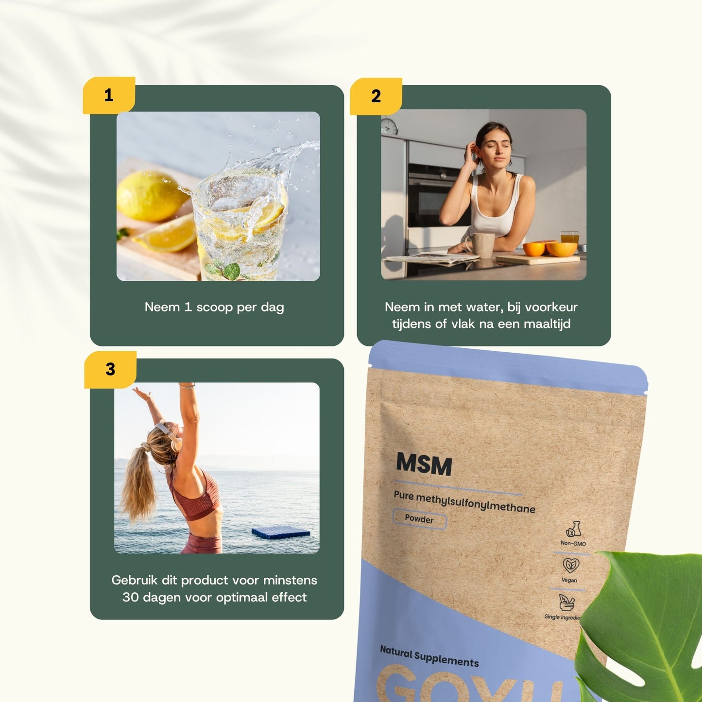 MSM poeder goyu superfood supplement