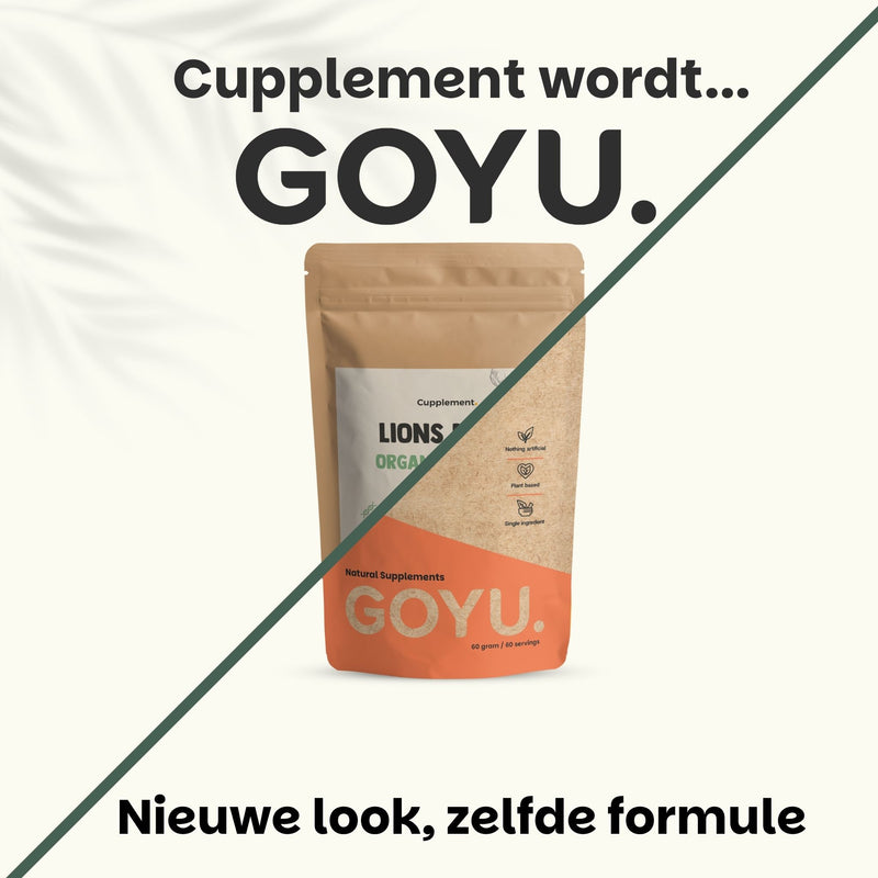 Lions Mane poeder goyu superfood supplement