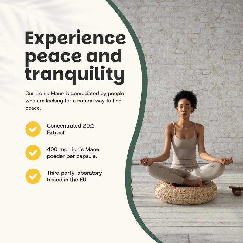 Lions Mane extract capsules goyu superfood supplement