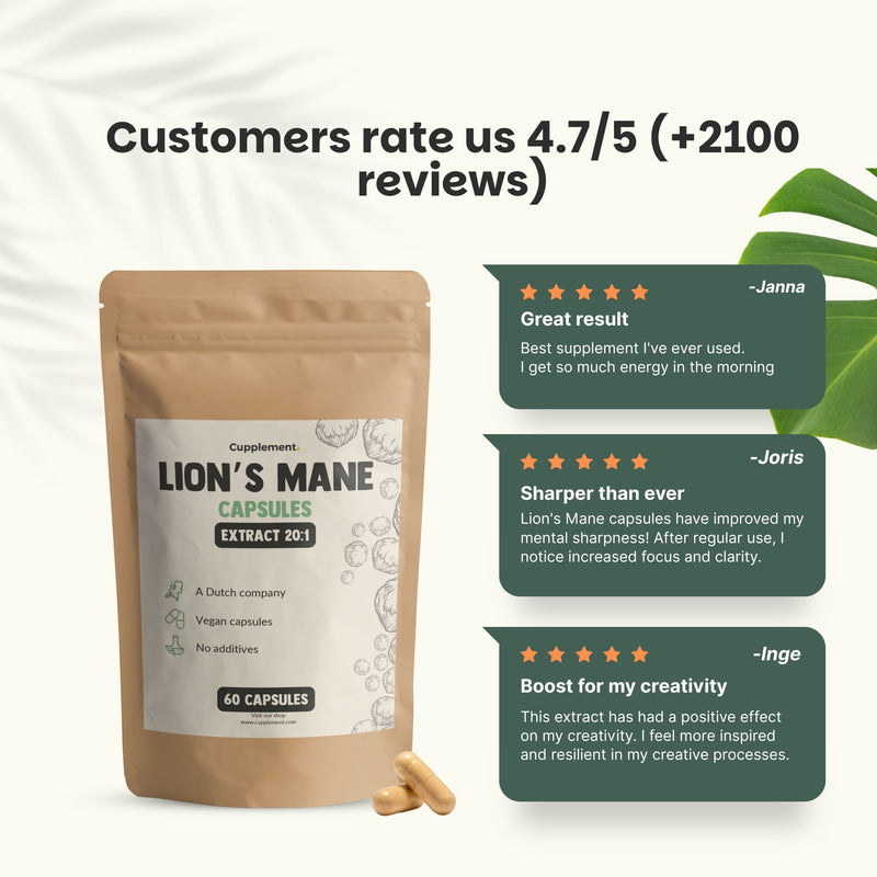 Lions Mane extract capsules goyu superfood supplement