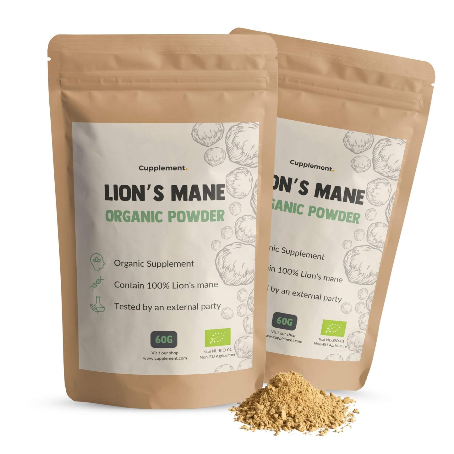 Lions Mane poeder goyu superfood supplement