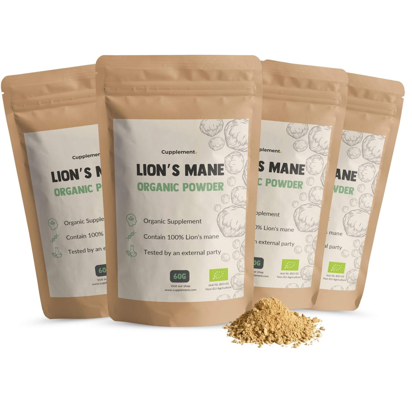 Lions Mane poeder goyu superfood supplement