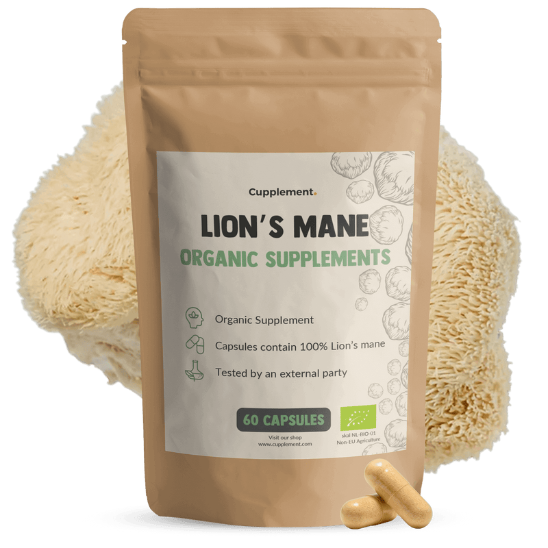 Lions mane capsules goyu supplement superfood