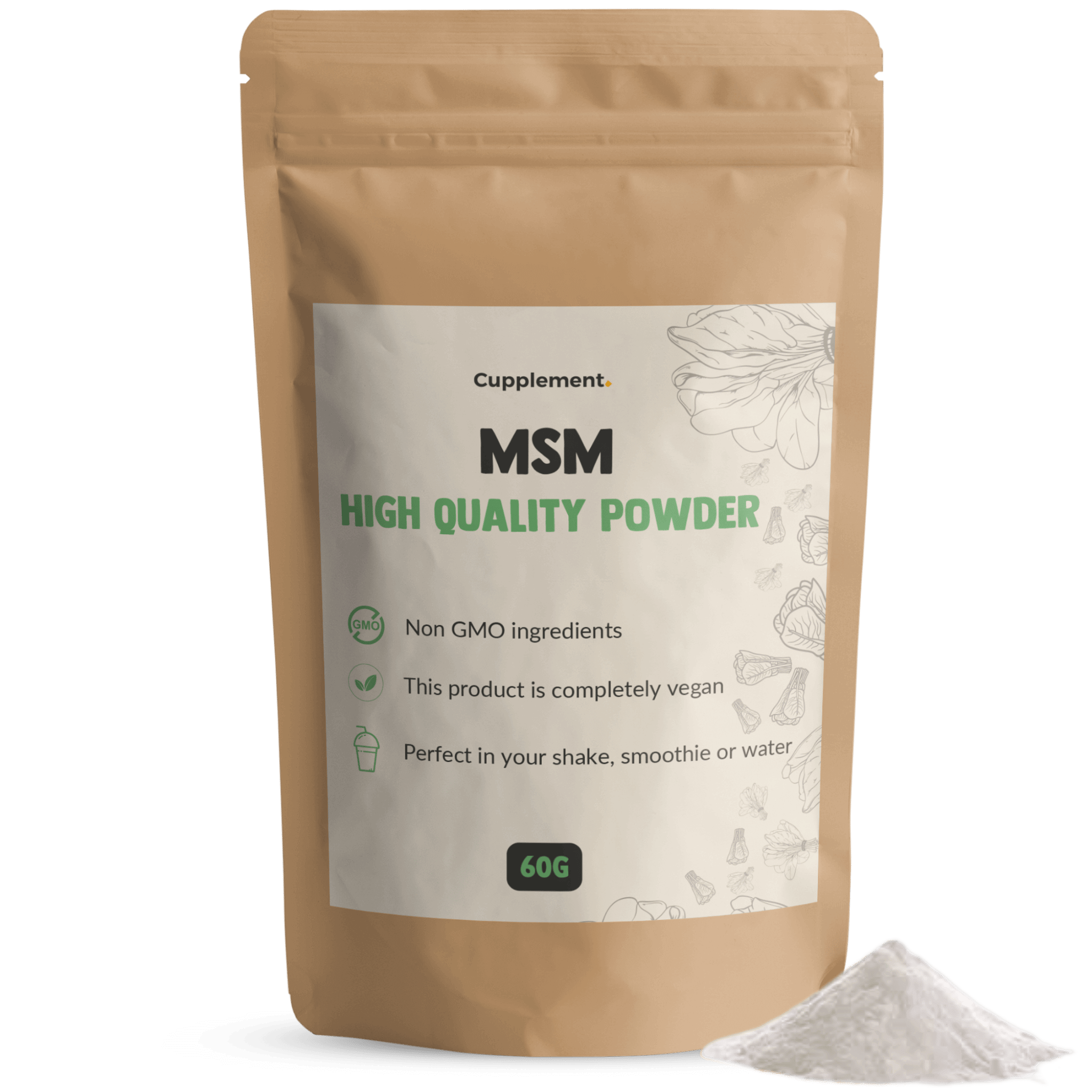 MSM Powder Cupplement Superfood Supplement