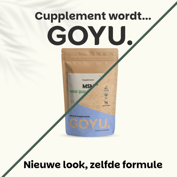 MSM poeder goyu superfood supplement