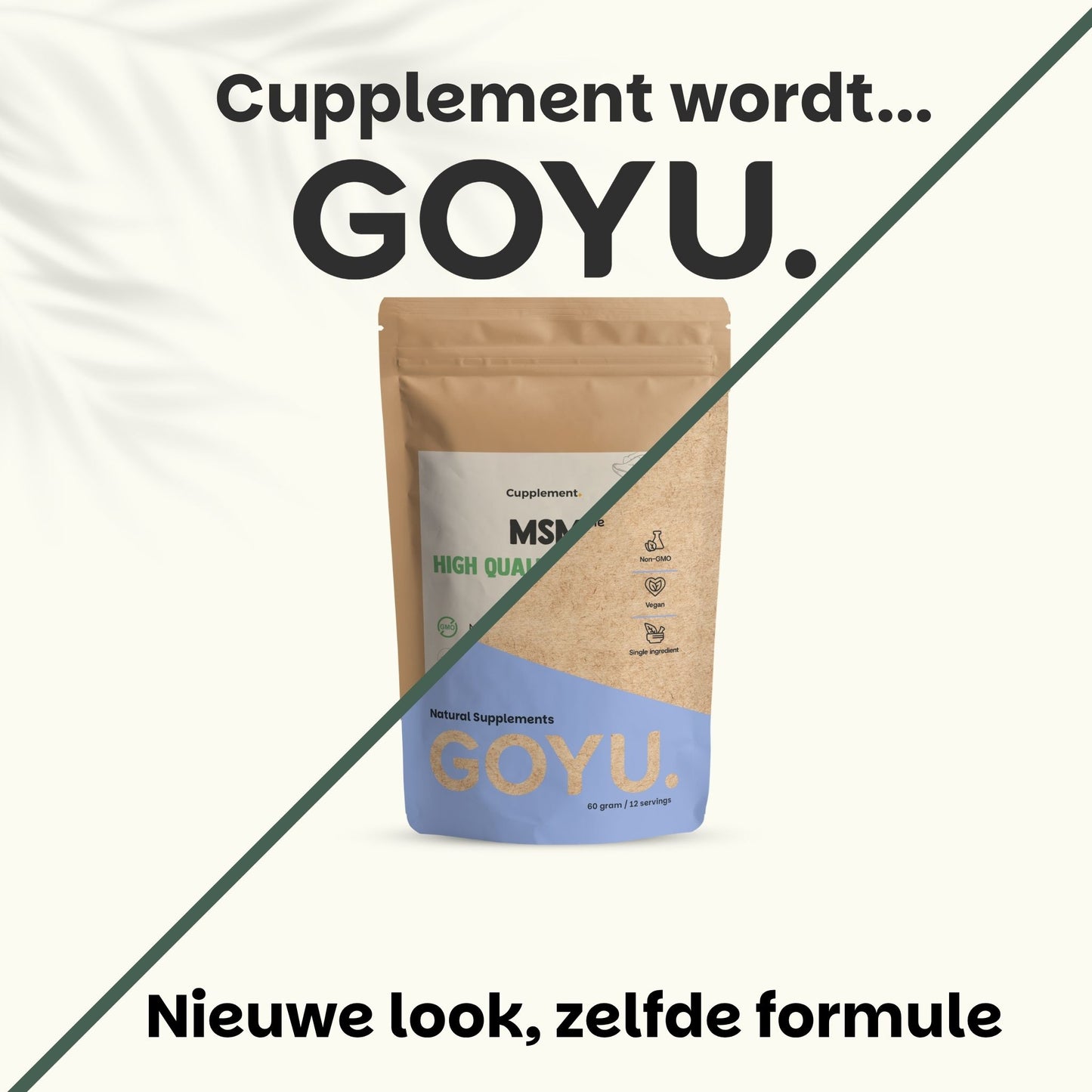 MSM poeder goyu superfood supplement
