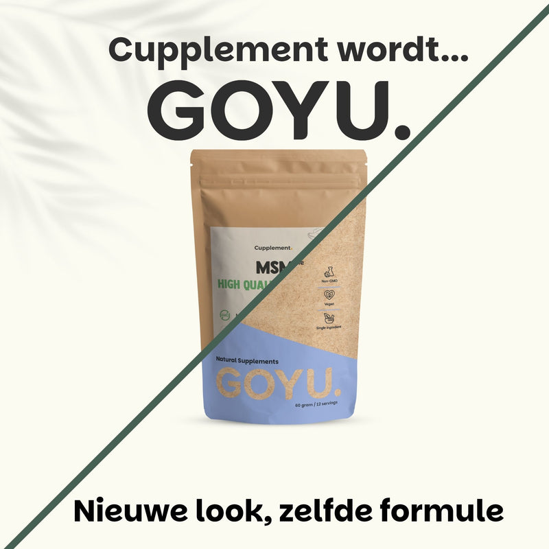 MSM poeder goyu superfood supplement