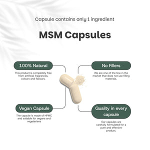 MSM capsules goyu superfood supplement