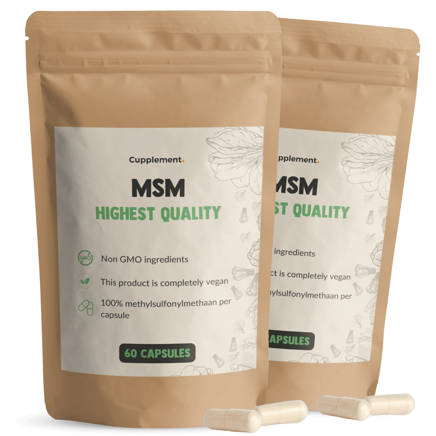 MSM capsules goyu superfood supplement