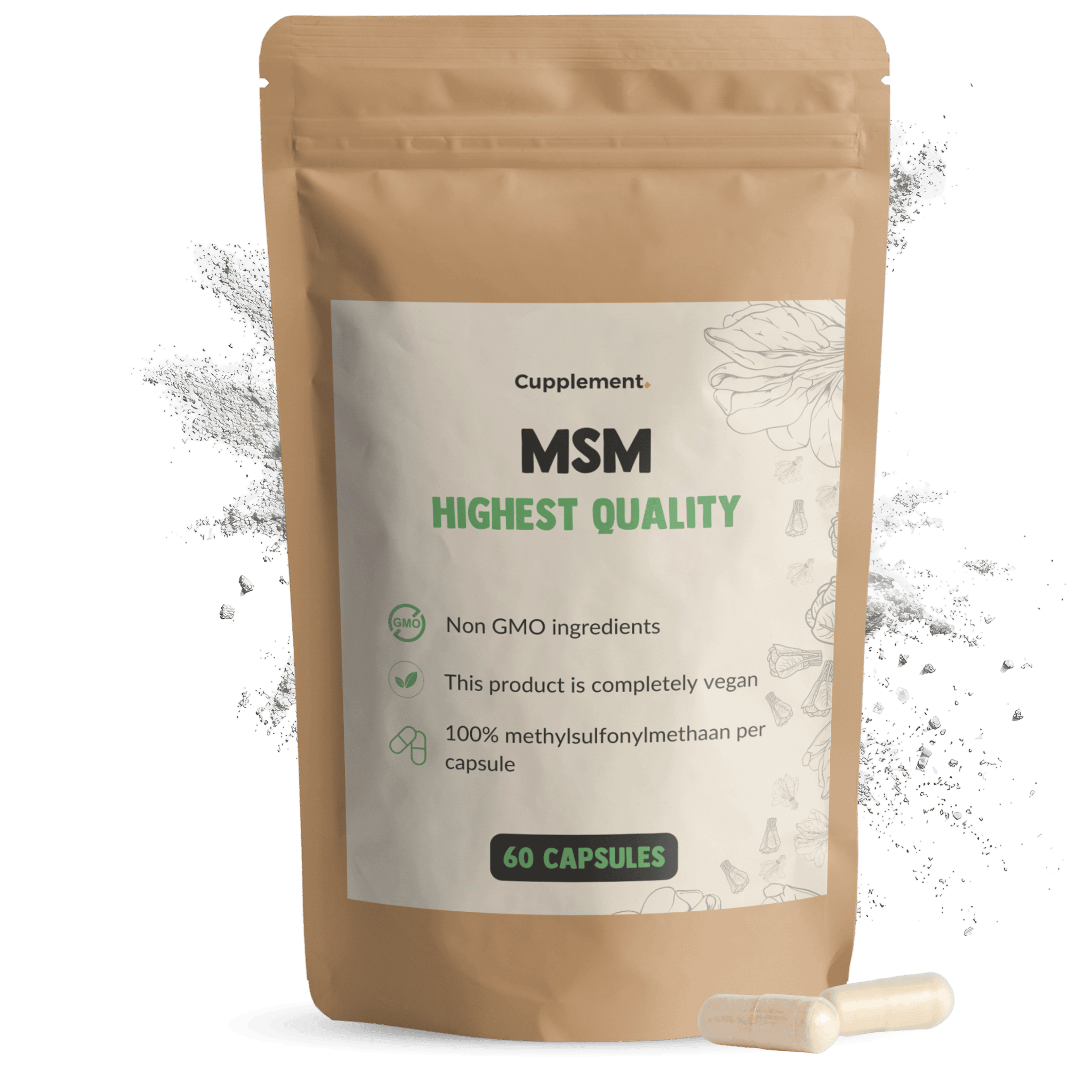 MSM capsules goyu superfood supplement